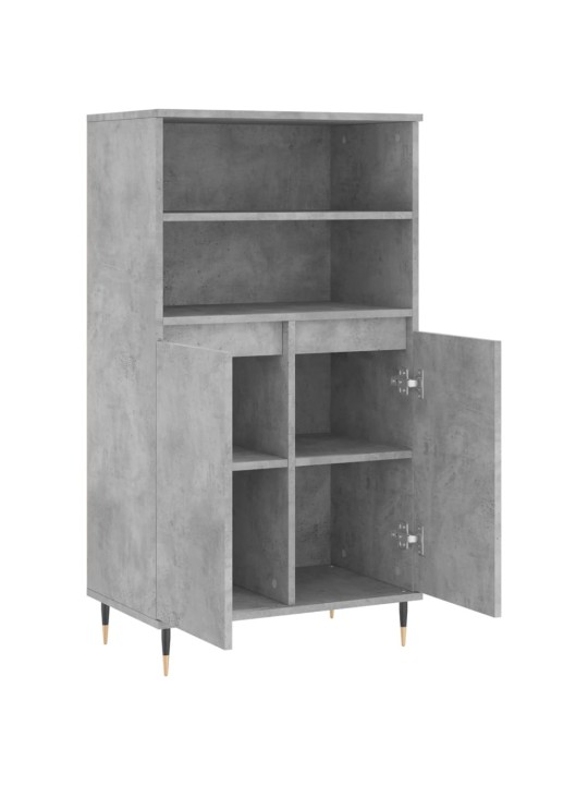 Skříň highboard betonově šedá 60 x 36 x 110 cm kompozitní dřevo