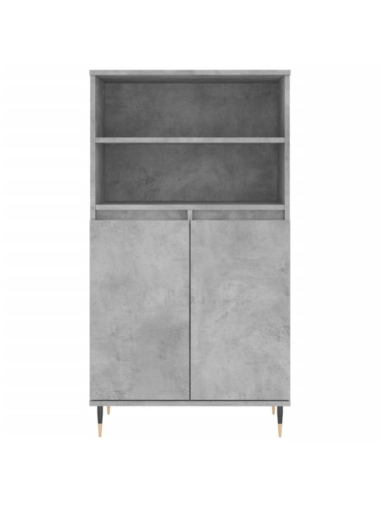 Skříň highboard betonově šedá 60 x 36 x 110 cm kompozitní dřevo