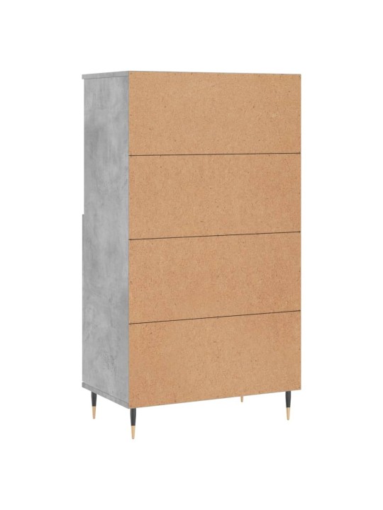 Skříň highboard betonově šedá 60 x 36 x 110 cm kompozitní dřevo