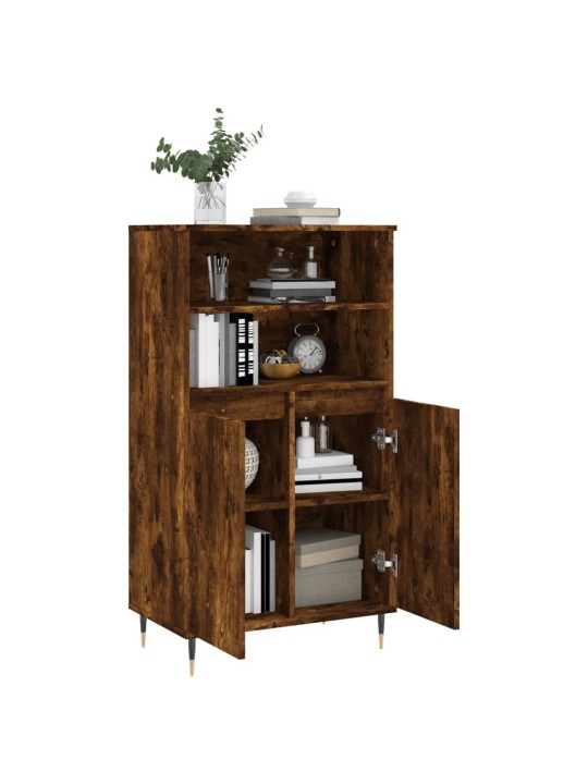 Skříň highboard kouřový dub 60 x 36 x 110 cm kompozitní dřevo