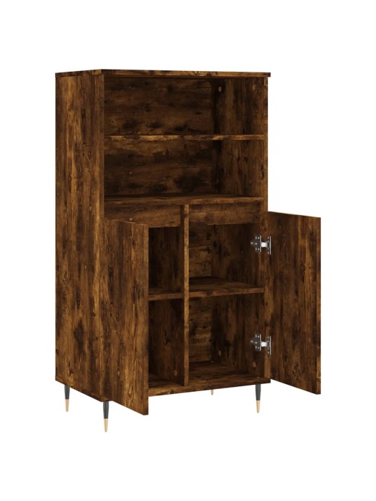 Skříň highboard kouřový dub 60 x 36 x 110 cm kompozitní dřevo