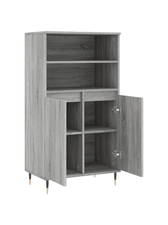 Skříň highboard šedá sonoma 60 x 36 x 110 cm kompozitní dřevo