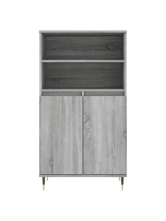 Skříň highboard šedá sonoma 60 x 36 x 110 cm kompozitní dřevo