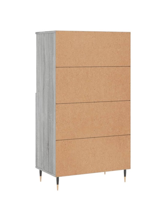 Skříň highboard šedá sonoma 60 x 36 x 110 cm kompozitní dřevo