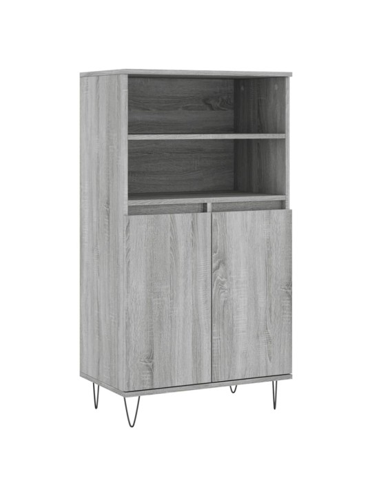 Skříň highboard šedá sonoma 60 x 36 x 110 cm kompozitní dřevo