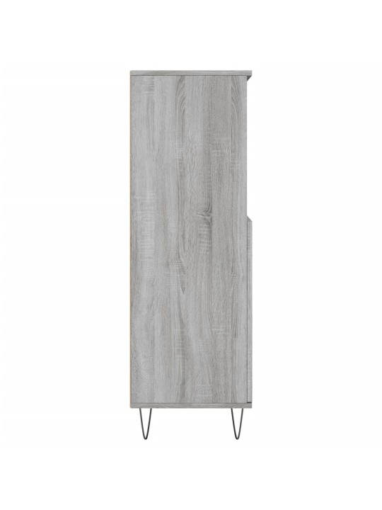 Skříň highboard šedá sonoma 60 x 36 x 110 cm kompozitní dřevo