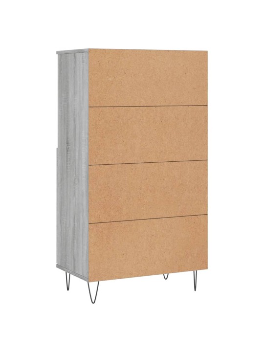 Skříň highboard šedá sonoma 60 x 36 x 110 cm kompozitní dřevo