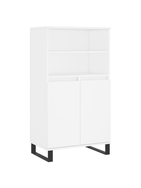 Skříň highboard bílá 60 x 36 x 110 cm kompozitní dřevo