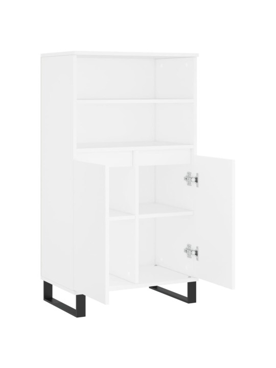 Skříň highboard bílá 60 x 36 x 110 cm kompozitní dřevo