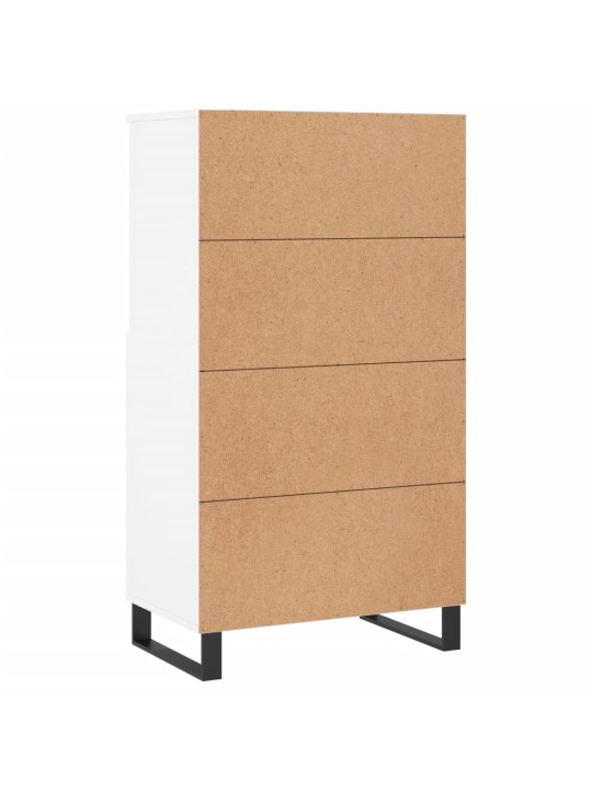 Skříň highboard bílá 60 x 36 x 110 cm kompozitní dřevo
