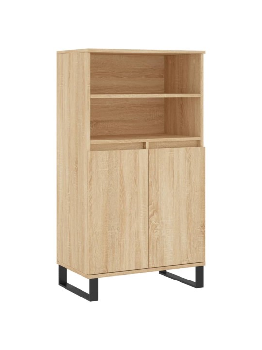 Skříň highboard dub sonoma 60 x 36 x 110 cm kompozitní dřevo