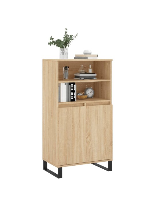 Skříň highboard dub sonoma 60 x 36 x 110 cm kompozitní dřevo