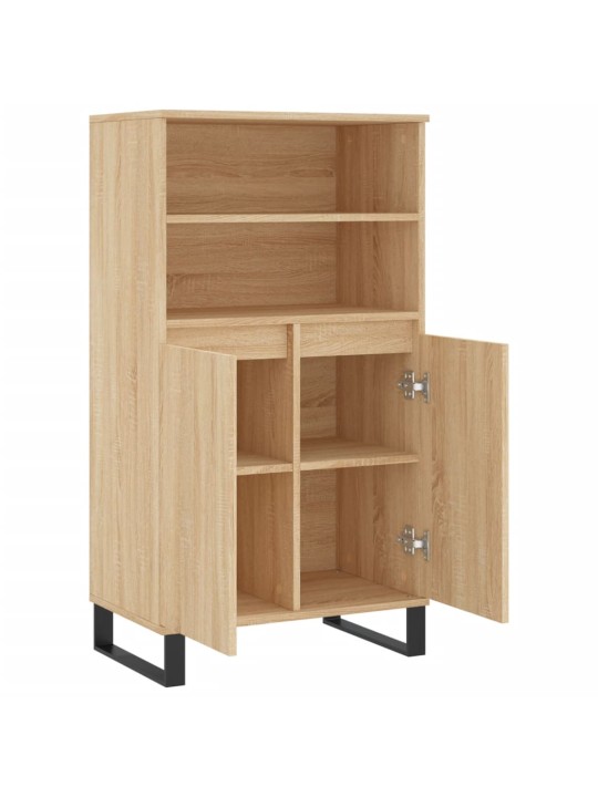 Skříň highboard dub sonoma 60 x 36 x 110 cm kompozitní dřevo