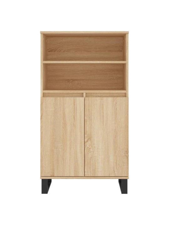 Skříň highboard dub sonoma 60 x 36 x 110 cm kompozitní dřevo