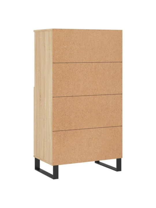 Skříň highboard dub sonoma 60 x 36 x 110 cm kompozitní dřevo