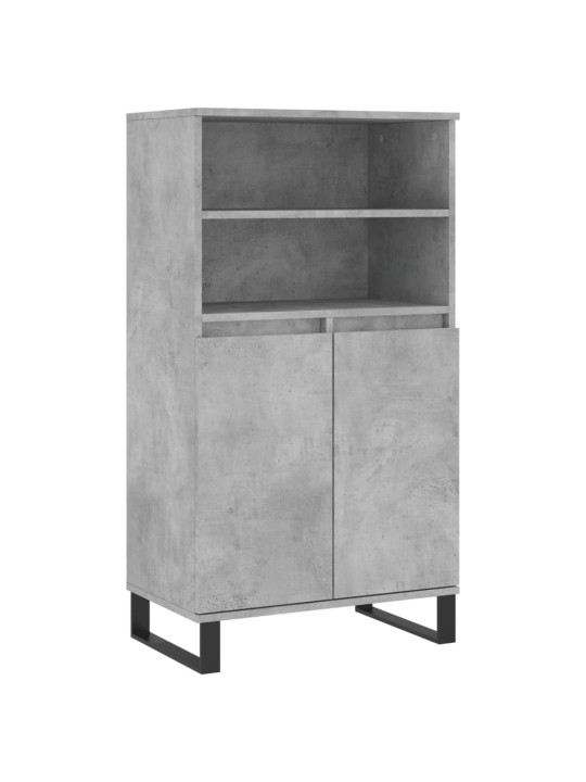 Skříň highboard betonově šedá 60 x 36 x 110 cm kompozitní dřevo