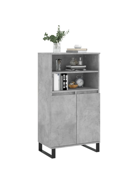 Skříň highboard betonově šedá 60 x 36 x 110 cm kompozitní dřevo