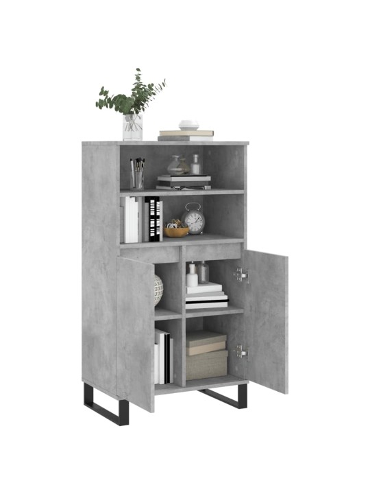 Skříň highboard betonově šedá 60 x 36 x 110 cm kompozitní dřevo