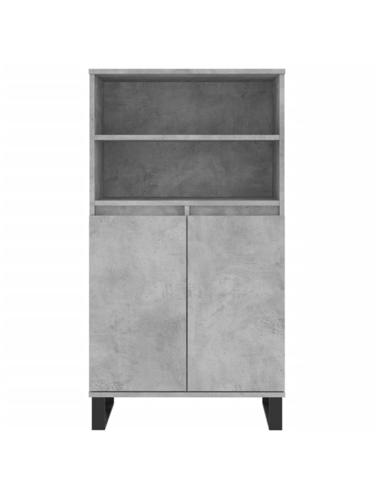 Skříň highboard betonově šedá 60 x 36 x 110 cm kompozitní dřevo