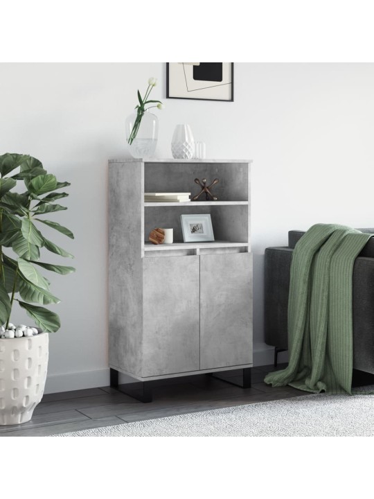 Skříň highboard betonově šedá 60 x 36 x 110 cm kompozitní dřevo