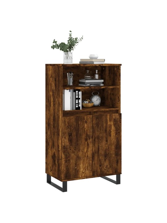 Skříň highboard kouřový dub 60 x 36 x 110 cm kompozitní dřevo