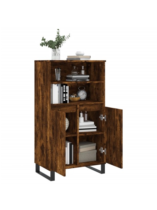 Skříň highboard kouřový dub 60 x 36 x 110 cm kompozitní dřevo