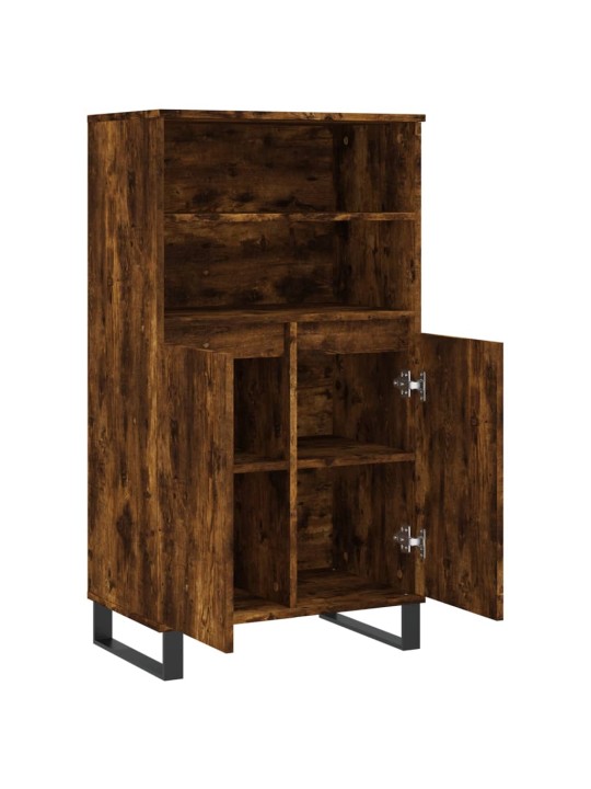 Skříň highboard kouřový dub 60 x 36 x 110 cm kompozitní dřevo