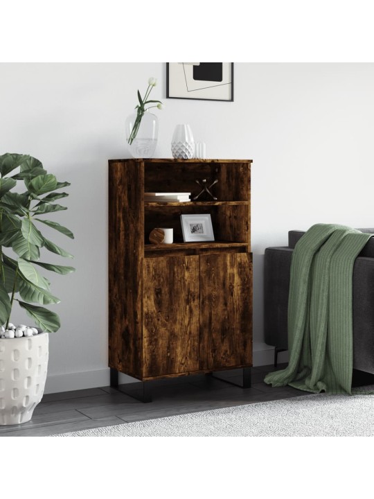 Skříň highboard kouřový dub 60 x 36 x 110 cm kompozitní dřevo