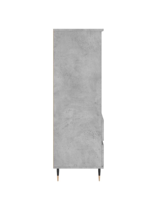 Skříň highboard betonově šedá 40 x 36 x 110 cm kompozitní dřevo
