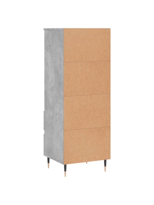 Skříň highboard betonově šedá 40 x 36 x 110 cm kompozitní dřevo