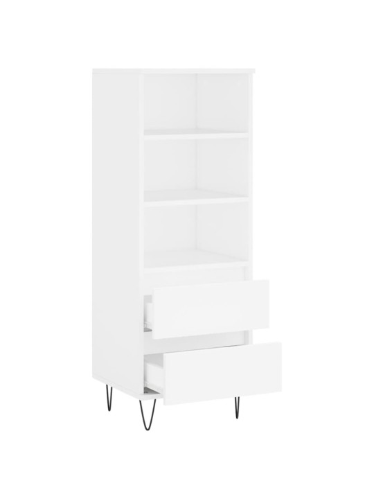 Skříň highboard bílá 40 x 36 x 110 cm kompozitní dřevo