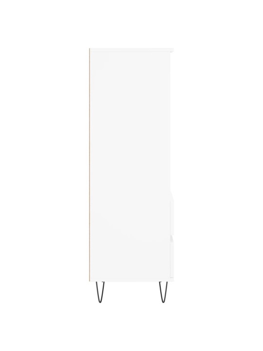 Skříň highboard bílá 40 x 36 x 110 cm kompozitní dřevo