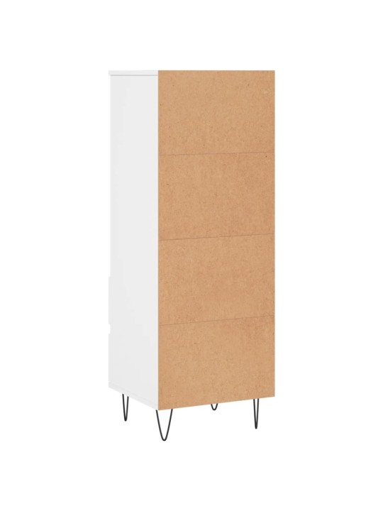 Skříň highboard bílá 40 x 36 x 110 cm kompozitní dřevo