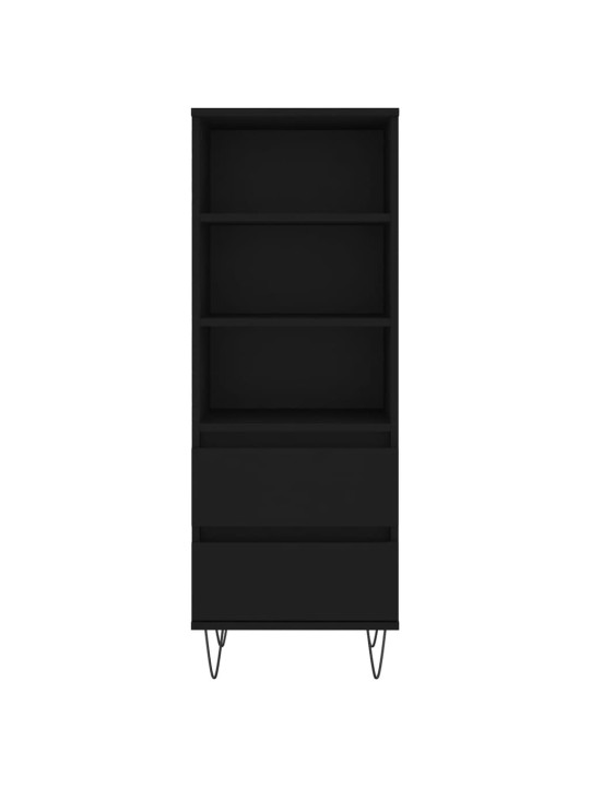 Skříň highboard černá 40 x 36 x 110 cm kompozitní dřevo