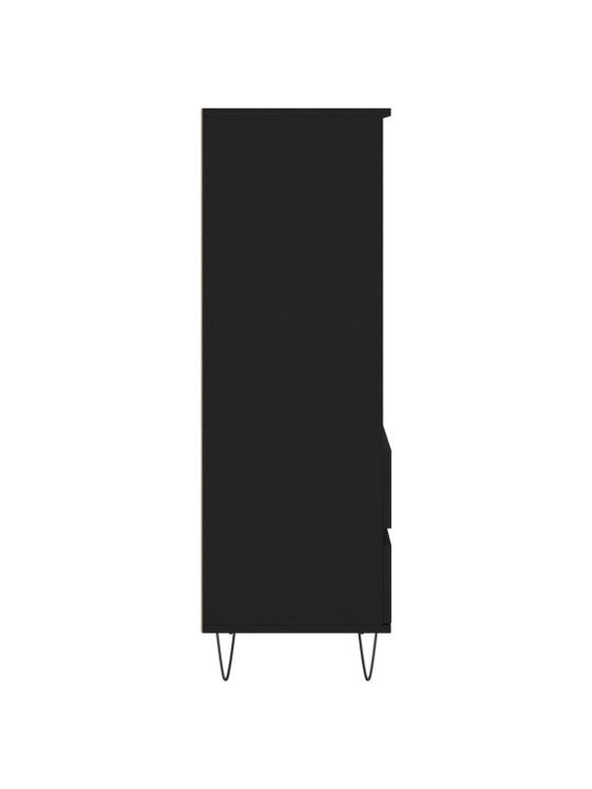 Skříň highboard černá 40 x 36 x 110 cm kompozitní dřevo