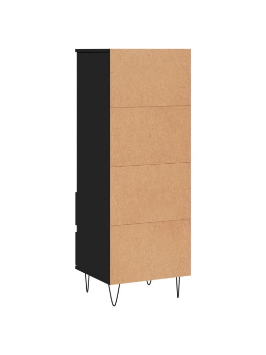Skříň highboard černá 40 x 36 x 110 cm kompozitní dřevo