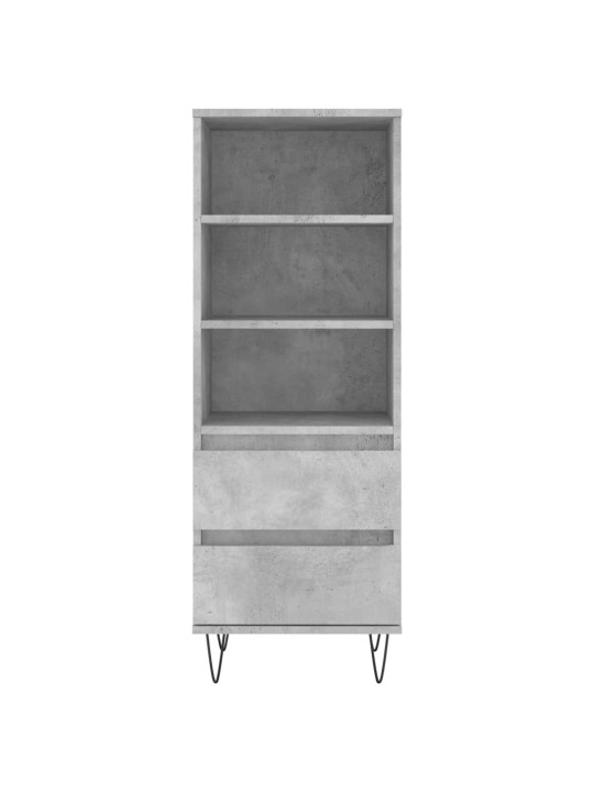 Skříň highboard betonově šedá 40 x 36 x 110 cm kompozitní dřevo