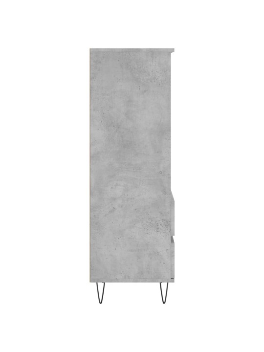Skříň highboard betonově šedá 40 x 36 x 110 cm kompozitní dřevo