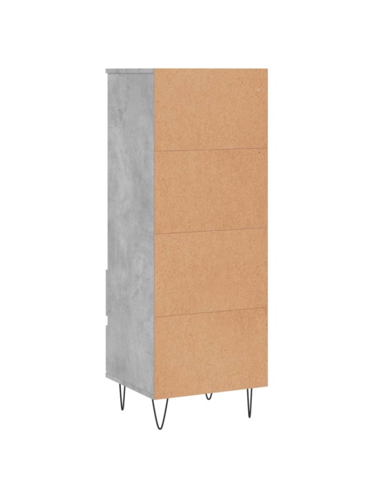 Skříň highboard betonově šedá 40 x 36 x 110 cm kompozitní dřevo