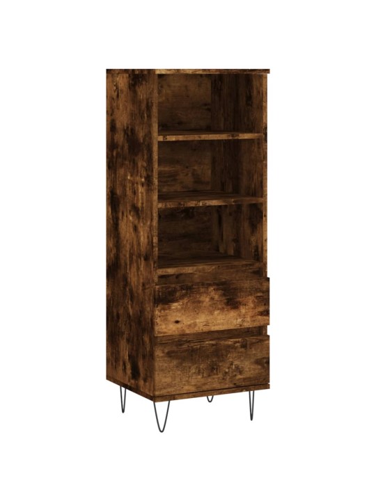 Skříň highboard kouřový dub 40 x 36 x 110 cm kompozitní dřevo