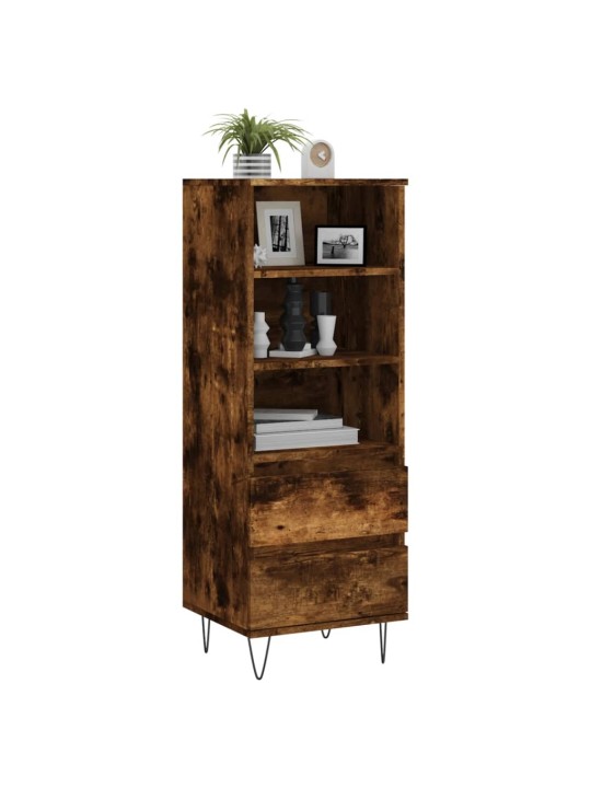 Skříň highboard kouřový dub 40 x 36 x 110 cm kompozitní dřevo