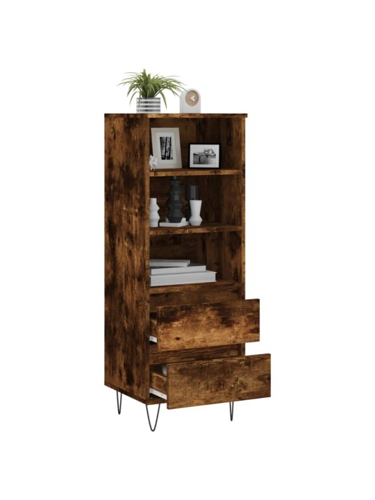 Skříň highboard kouřový dub 40 x 36 x 110 cm kompozitní dřevo