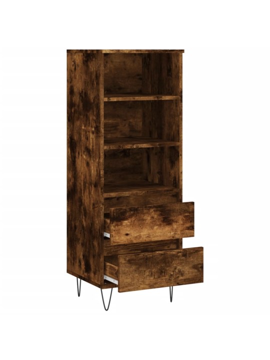 Skříň highboard kouřový dub 40 x 36 x 110 cm kompozitní dřevo