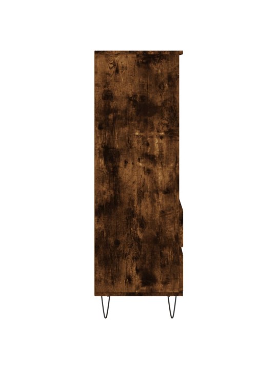 Skříň highboard kouřový dub 40 x 36 x 110 cm kompozitní dřevo