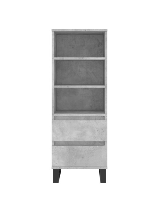 Skříň highboard betonově šedá 40 x 36 x 110 cm kompozitní dřevo