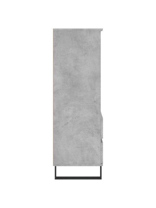 Skříň highboard betonově šedá 40 x 36 x 110 cm kompozitní dřevo