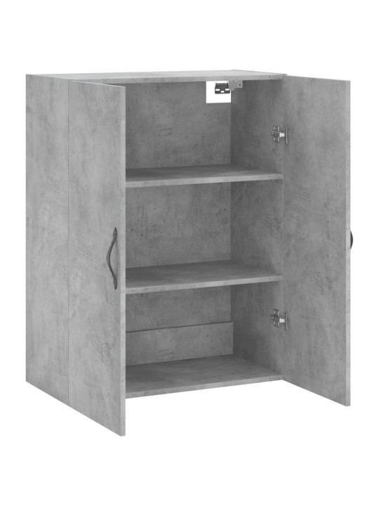 Nástěnná skříňka betonově šedá 69,5x34x90 cm kompozitní dřevo