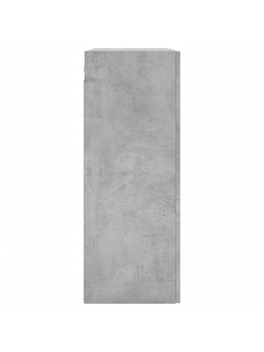 Nástěnná skříňka betonově šedá 69,5x34x90 cm kompozitní dřevo
