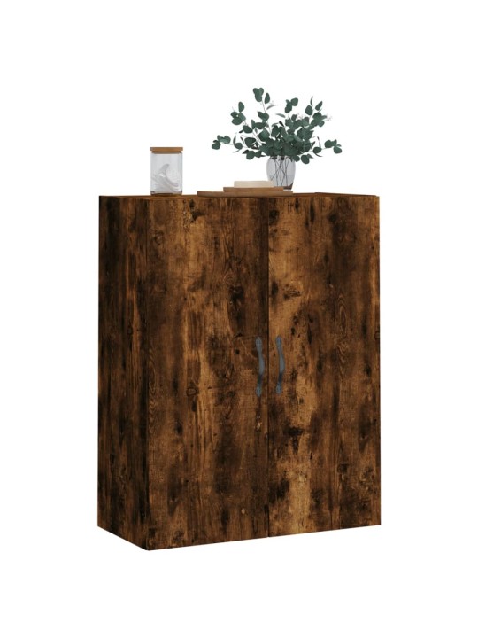 Nástěnná skříňka kouřový dub 69,5 x 34 x 90 cm kompozitní dřevo