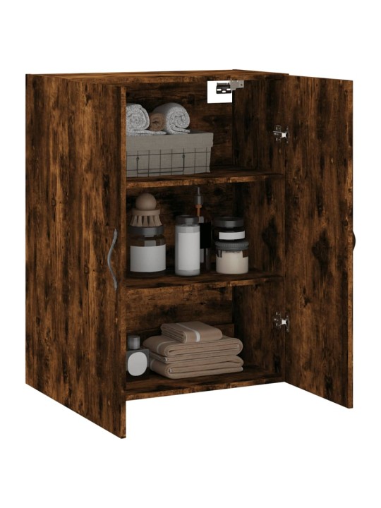 Nástěnná skříňka kouřový dub 69,5 x 34 x 90 cm kompozitní dřevo